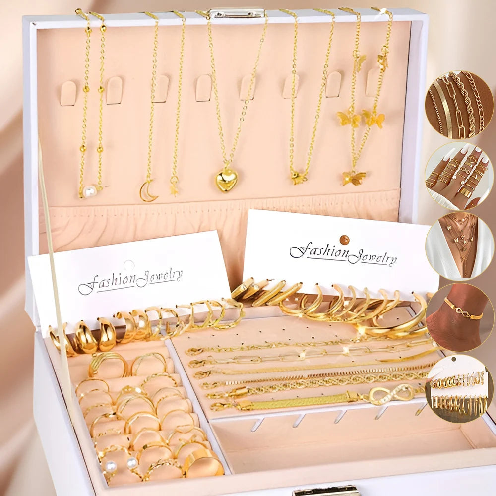 58-Pc Gold Mix Set