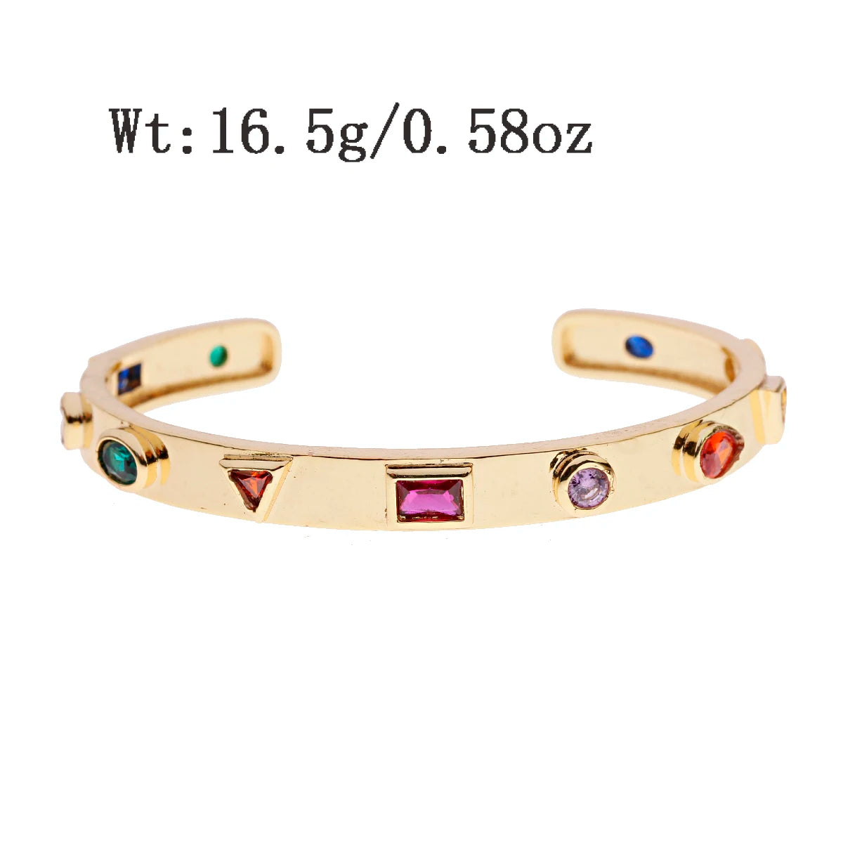 Punk Geo Chain Bangle