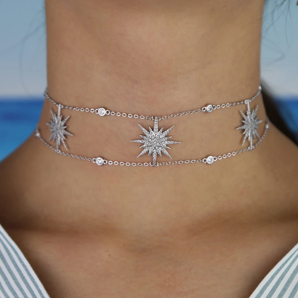 North Star Layered Choker