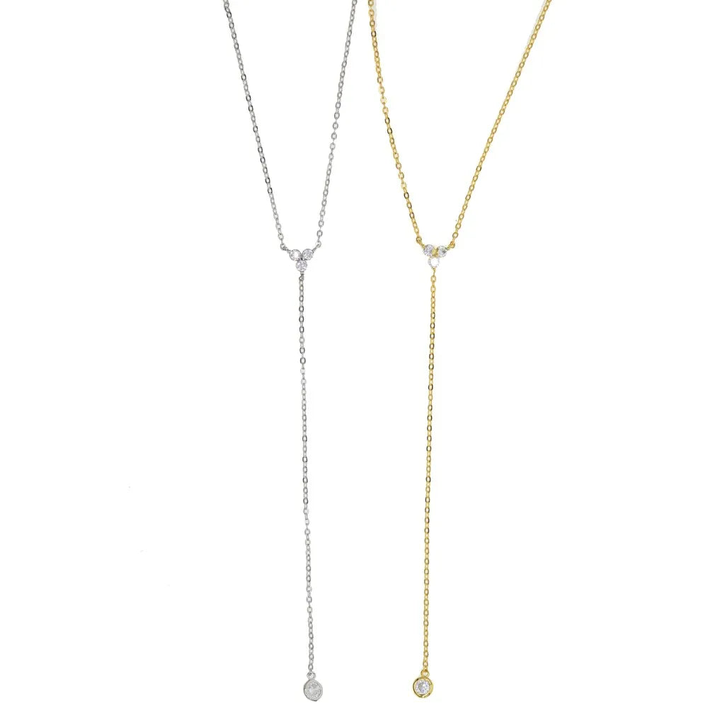 Minimalist Silver Lariat