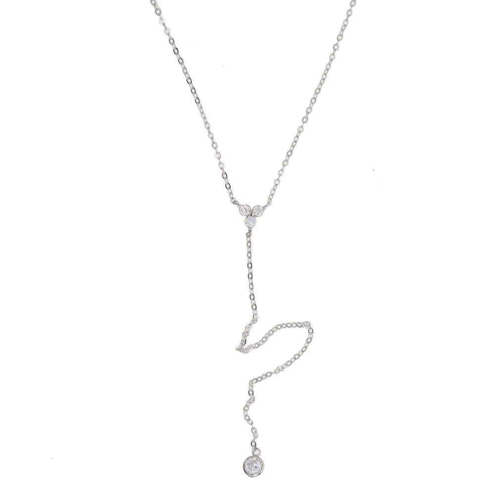 Minimalist Silver Lariat