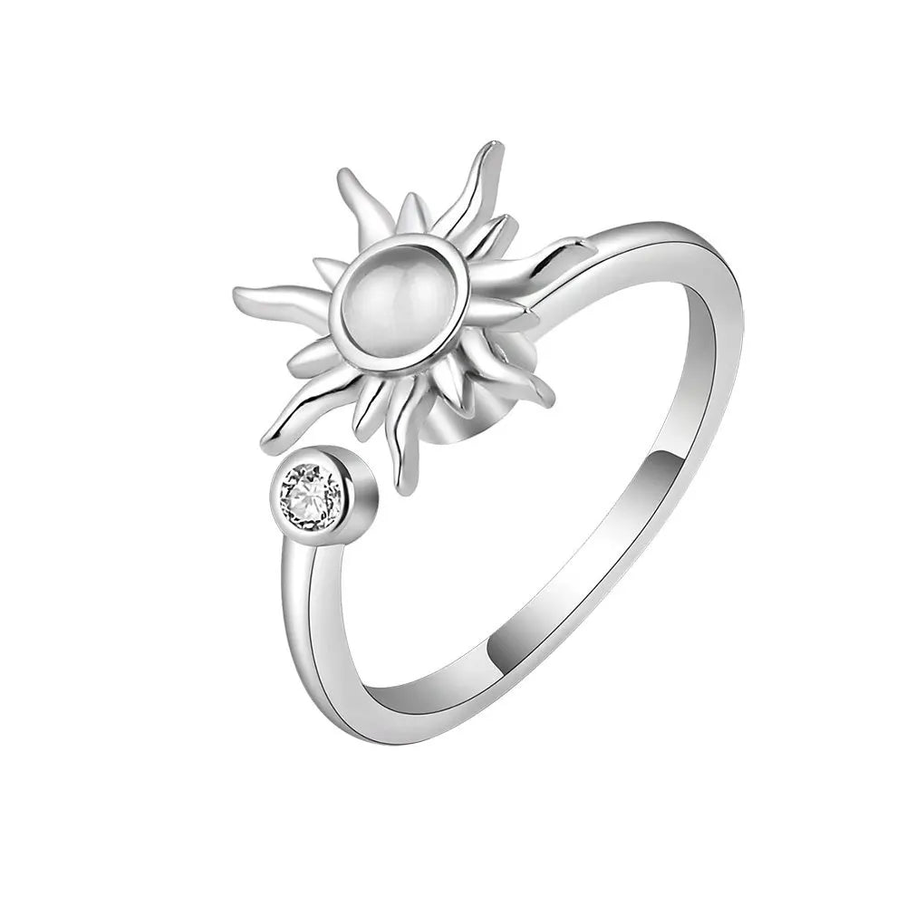 Sunflower Spinner Ring