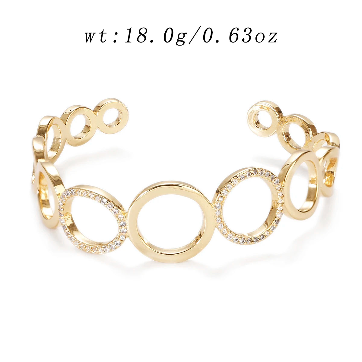 Punk Geo Chain Bangle