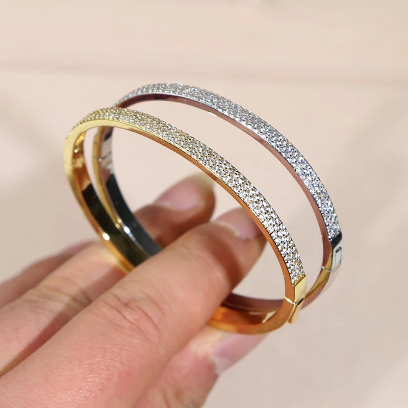 Full Pave CZ Bangle