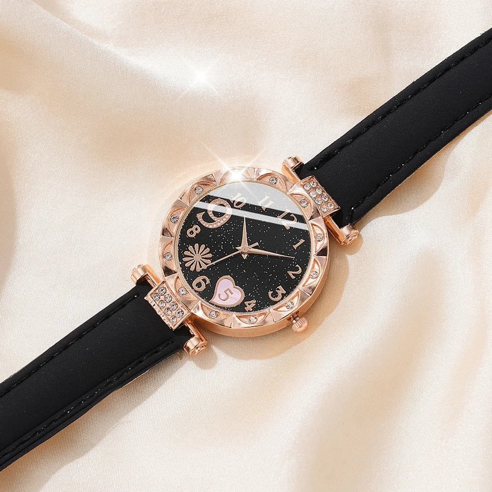 Luxury Leather Watch Set