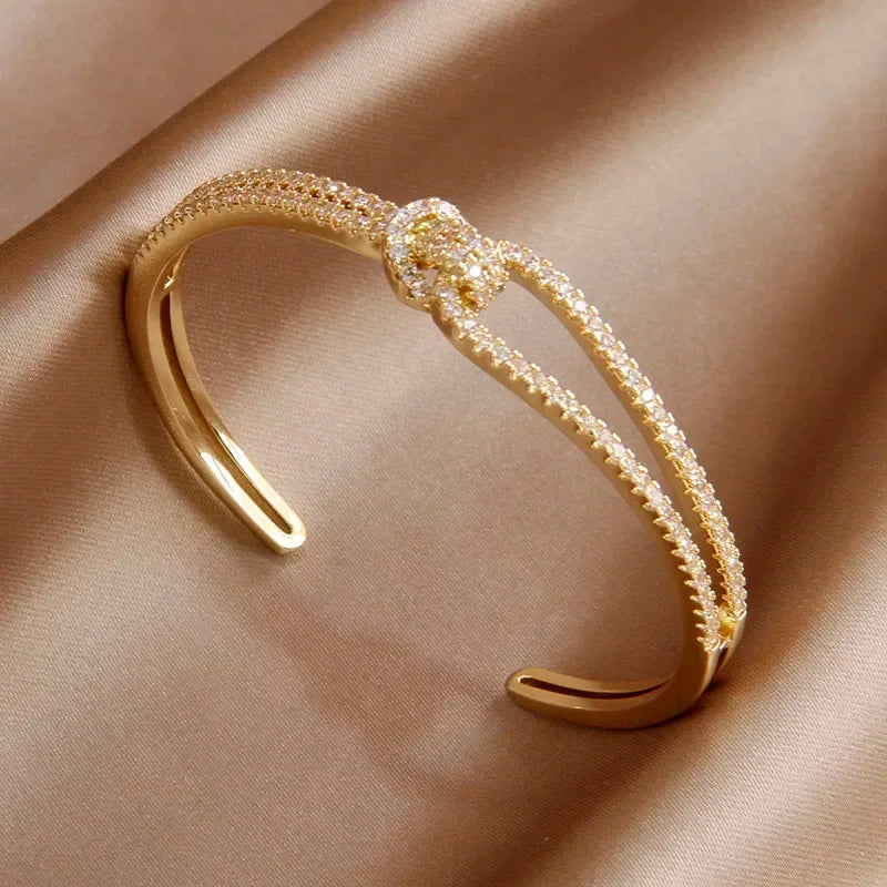 Crystal Knot Cuff