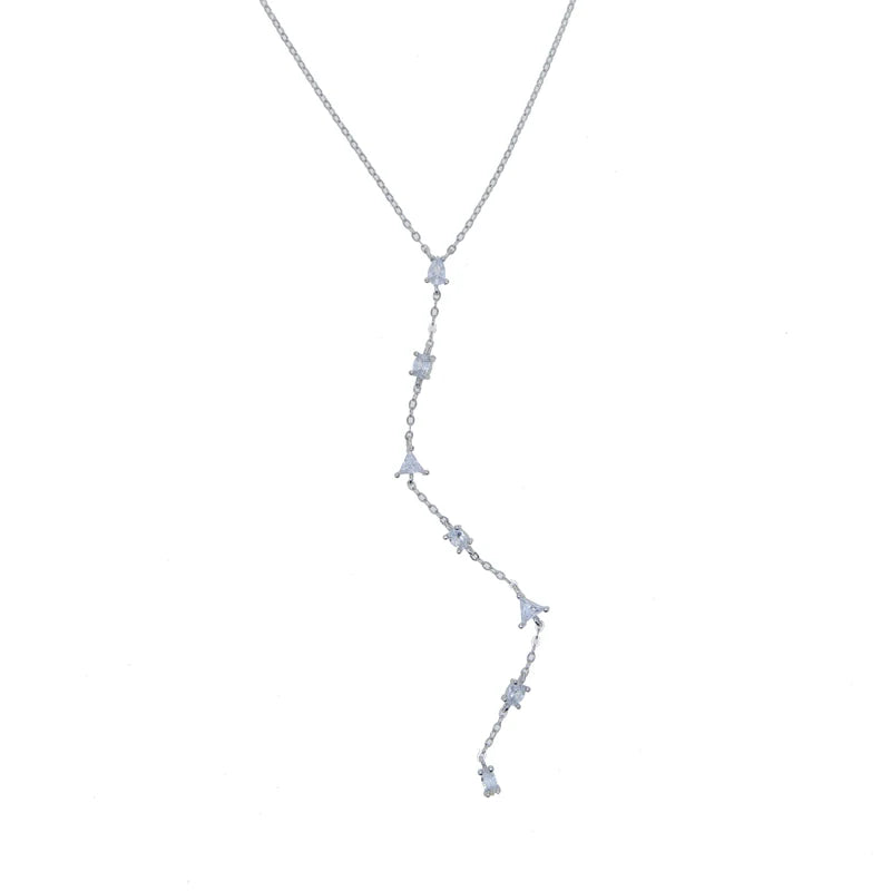 CZ Geometric Lariat
