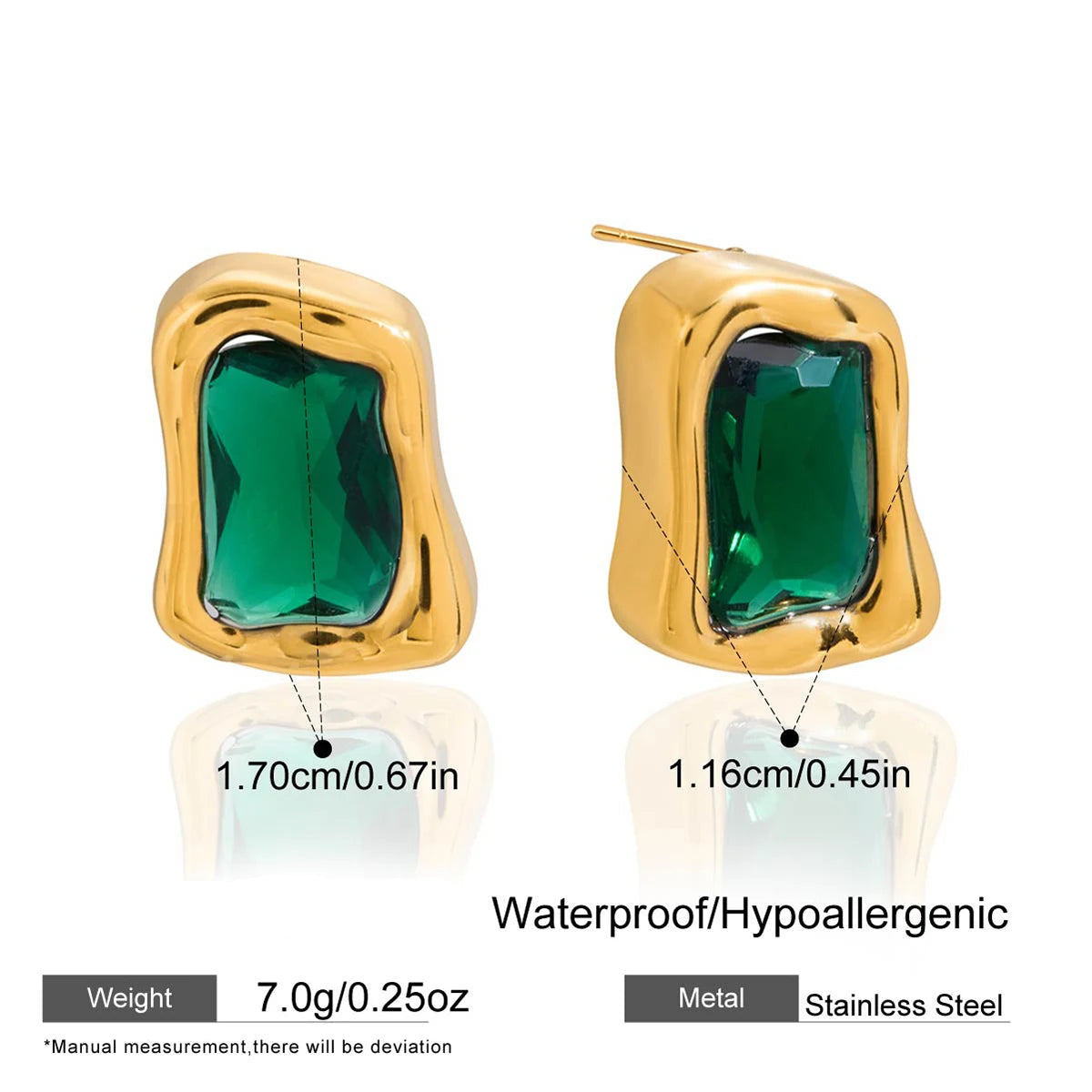 Minimalist Zircon Studs