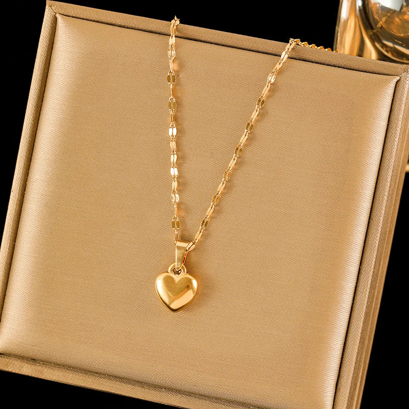 18K Heart Love Set
