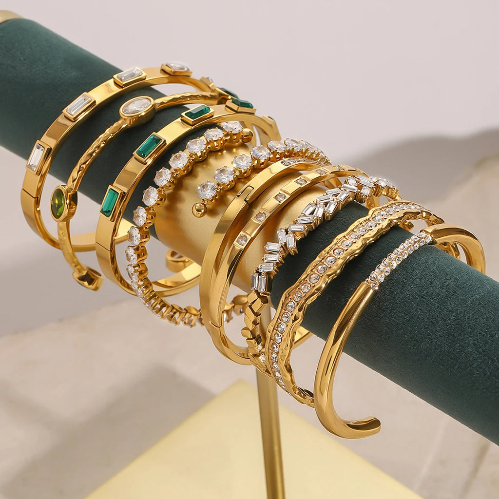 Minimalist Zircon Cuff