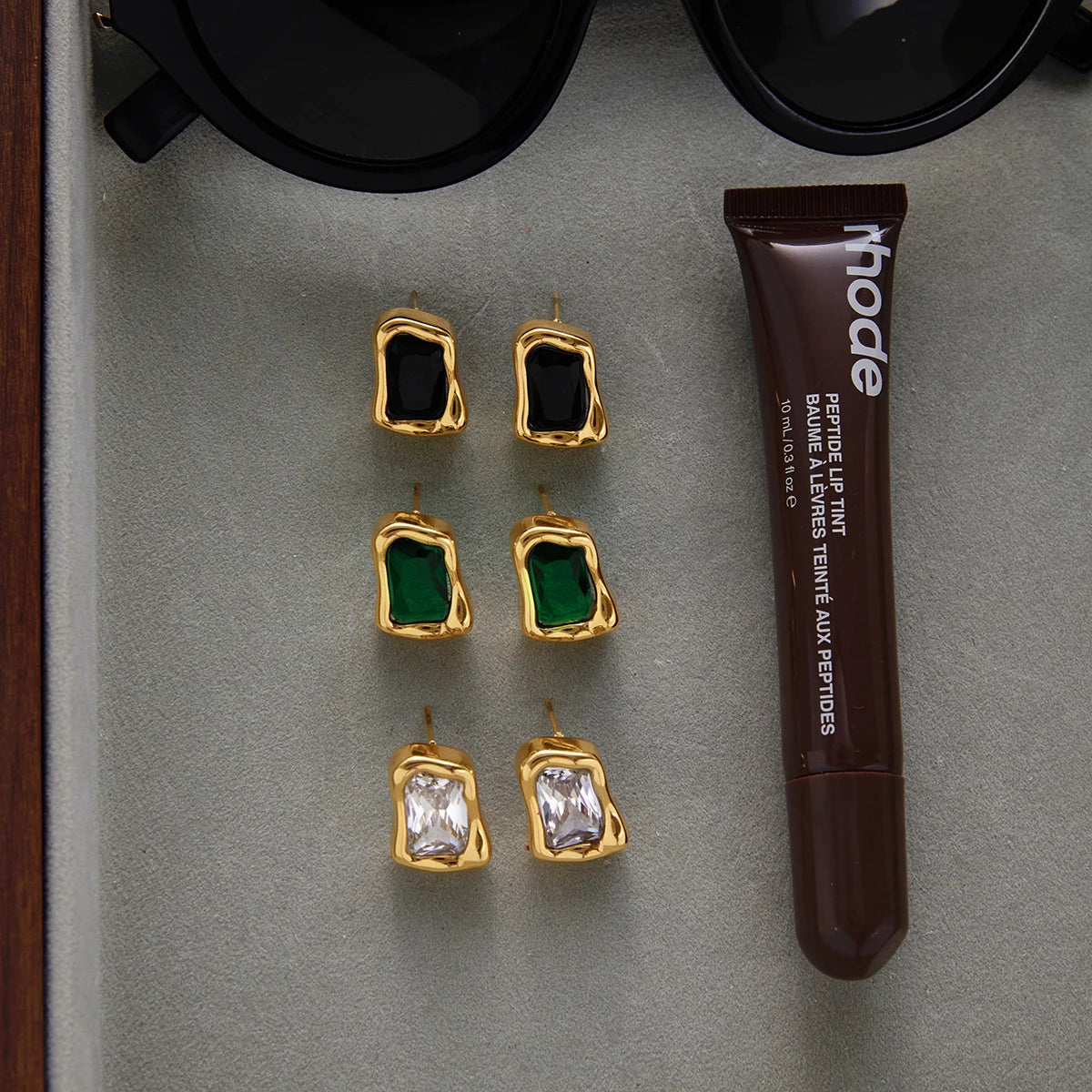 Minimalist Zircon Studs