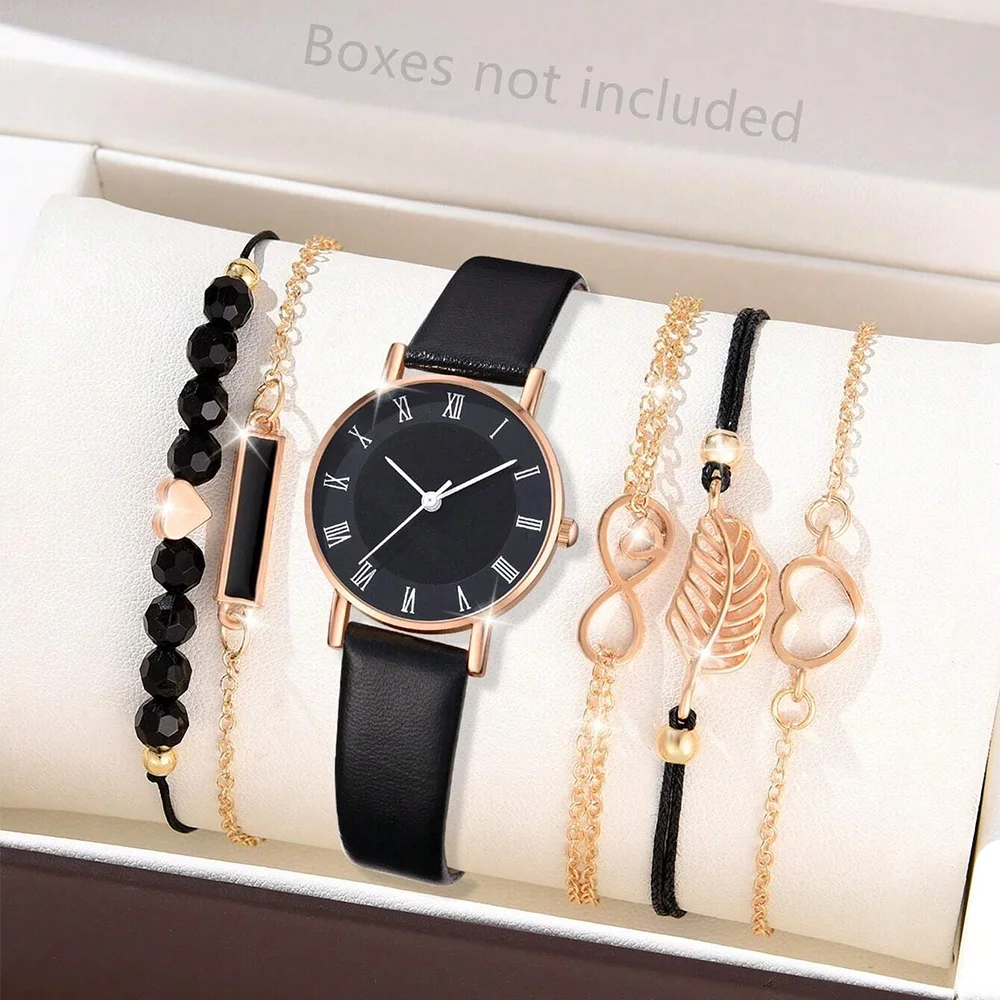 Luxury Leather Watch Set