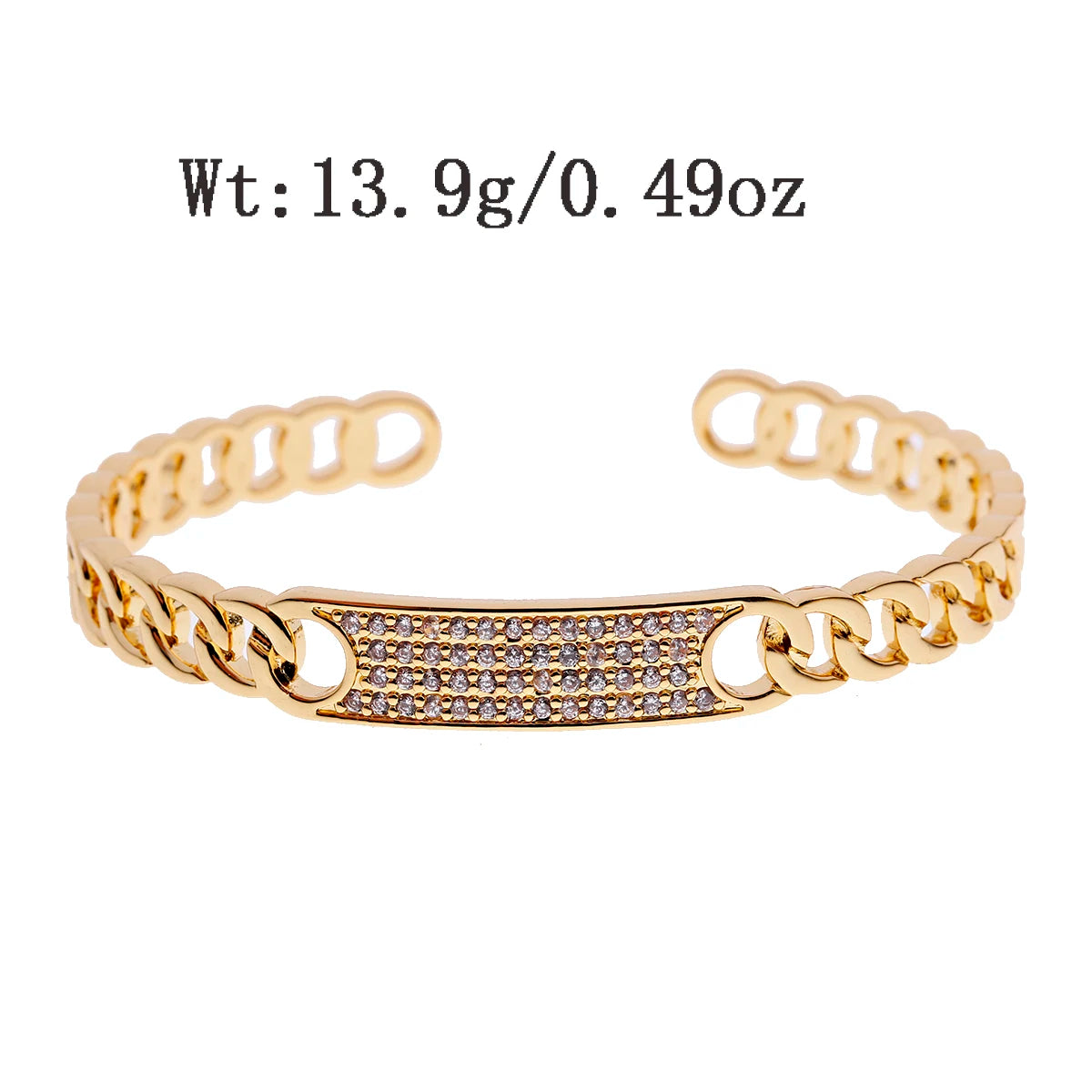 Punk Geo Chain Bangle