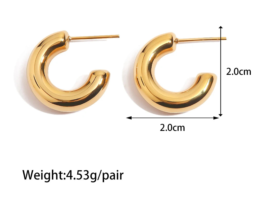 Zircon Spirit Snake Stud