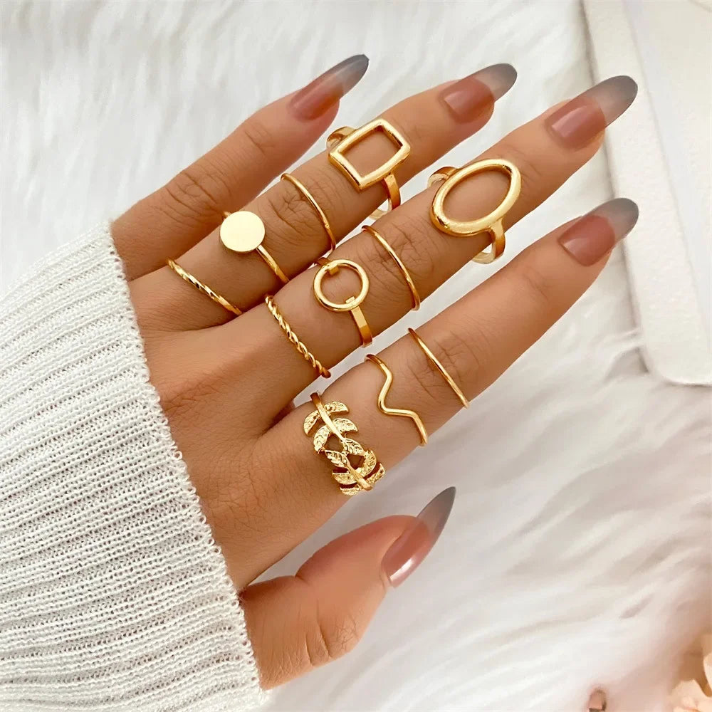 Geometric Leaf Rings