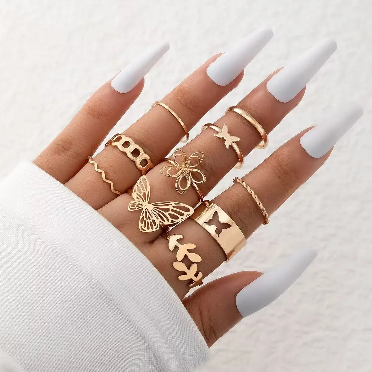 Geometric Leaf Rings
