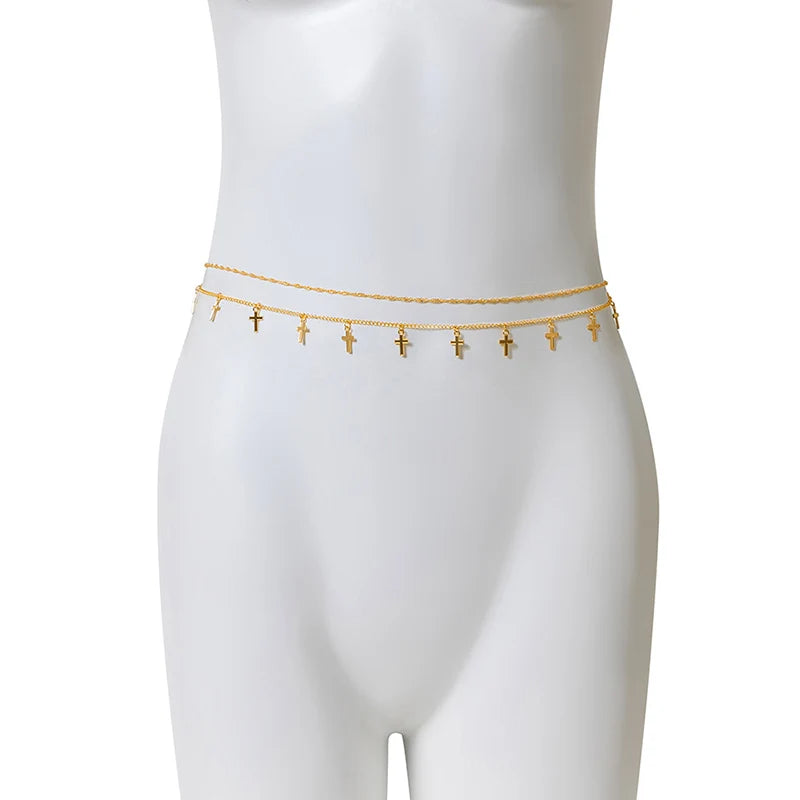 Punk Star Tassel Chain