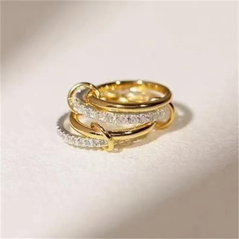Two-Tone Stack Ring