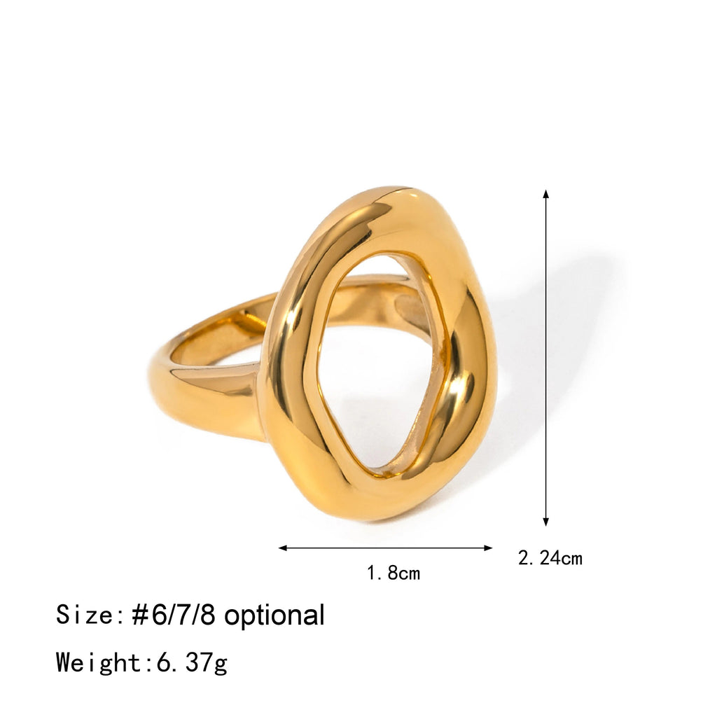 Minimalist Line Ring