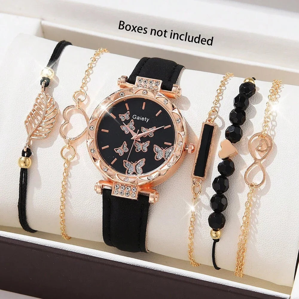 Luxury Leather Watch Set