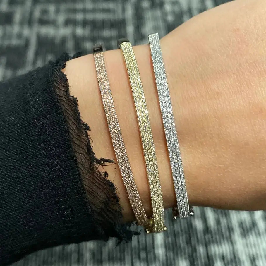 Full Pave CZ Bangle