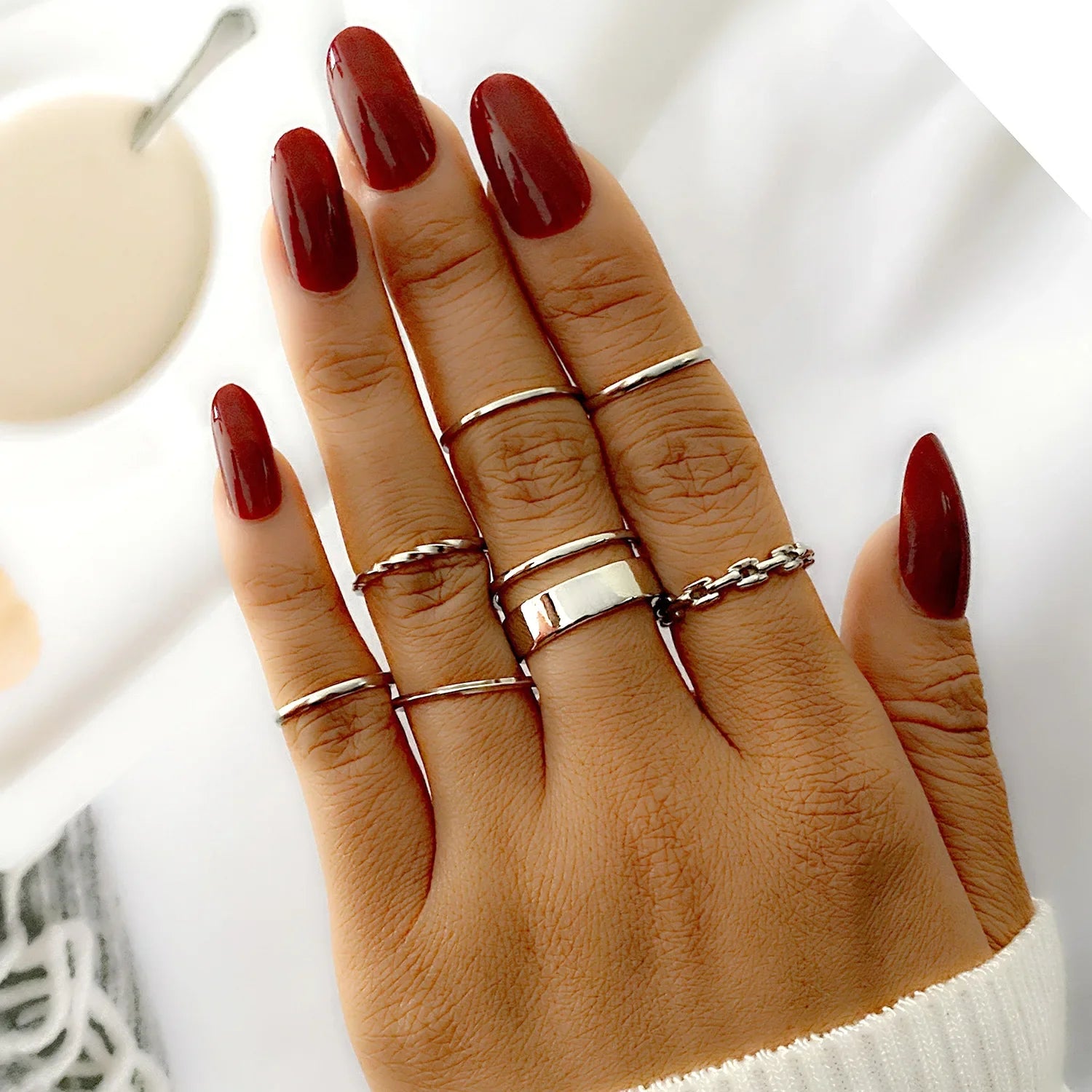 Geometric Leaf Rings