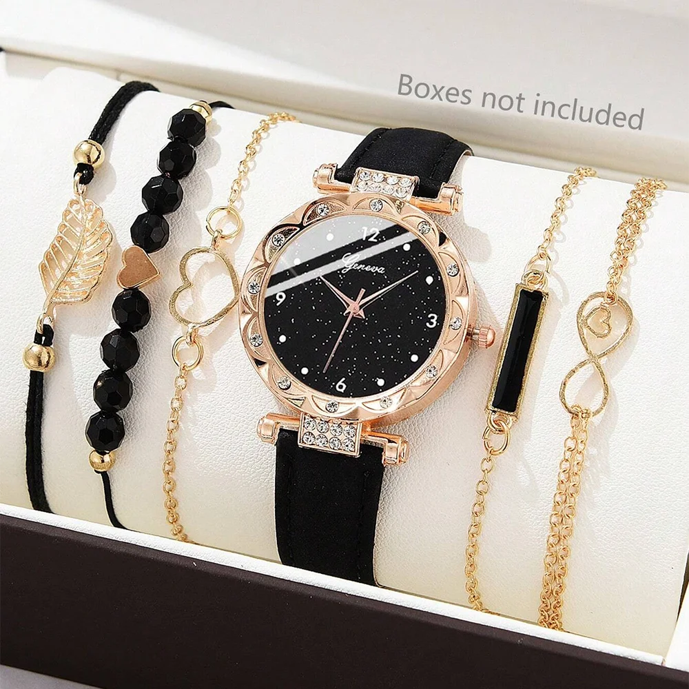 Luxury Leather Watch Set