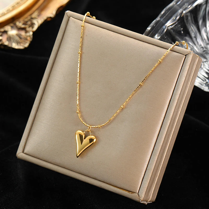 18K Heart Love Set