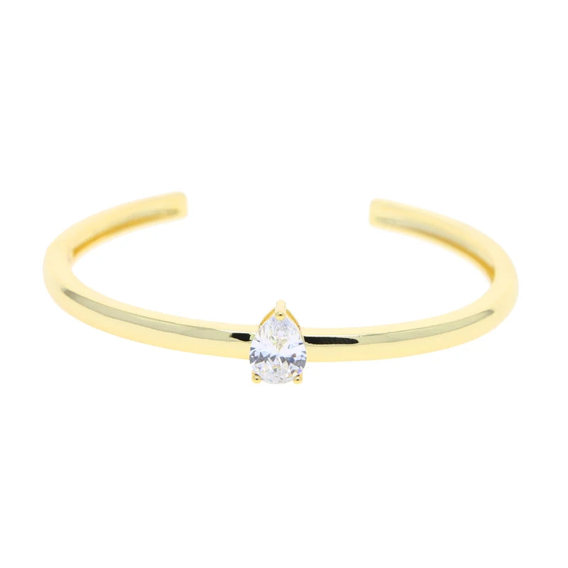CZ Adjustable Geo Bangle