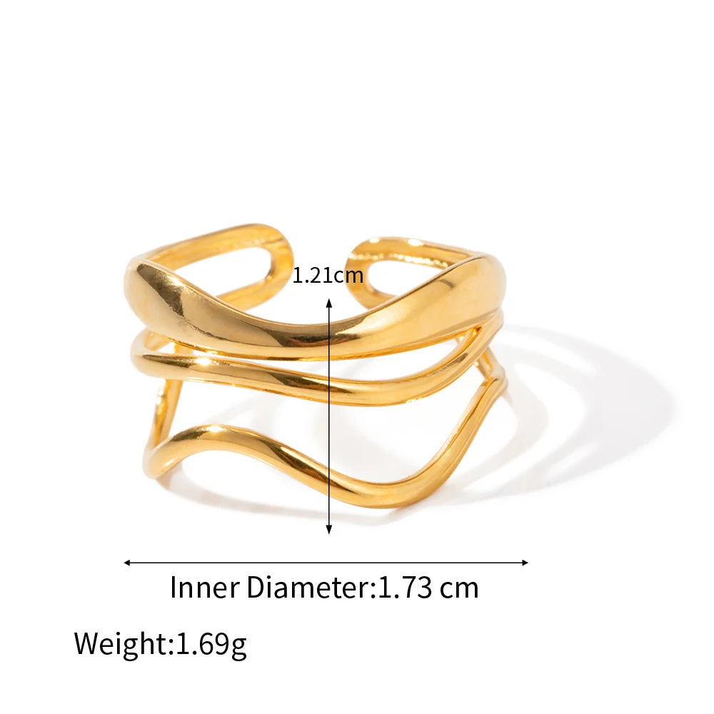 Minimalist Line Ring