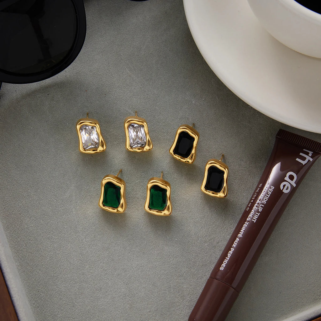 Minimalist Zircon Studs