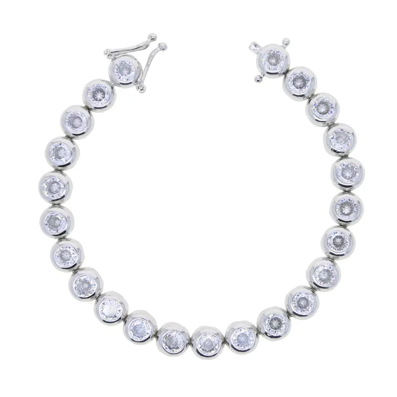 CZ Ball Bezel Set