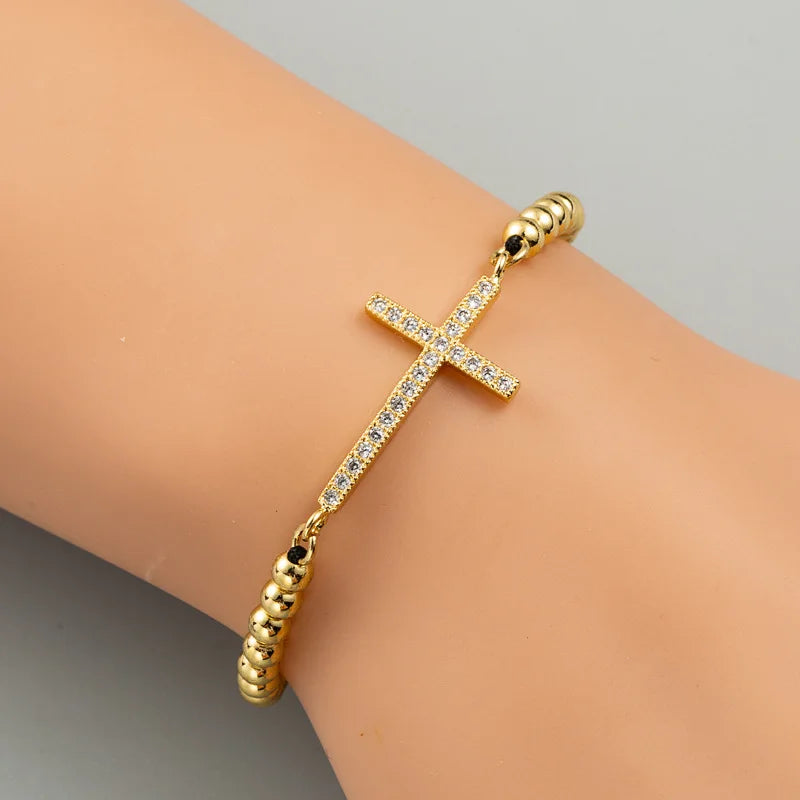 Micro Pave 'U Mama' Cuff