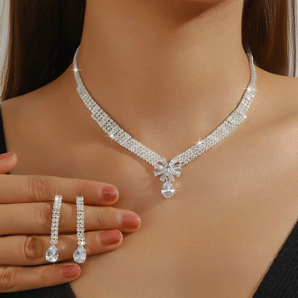 Silver Plated Bridal Set