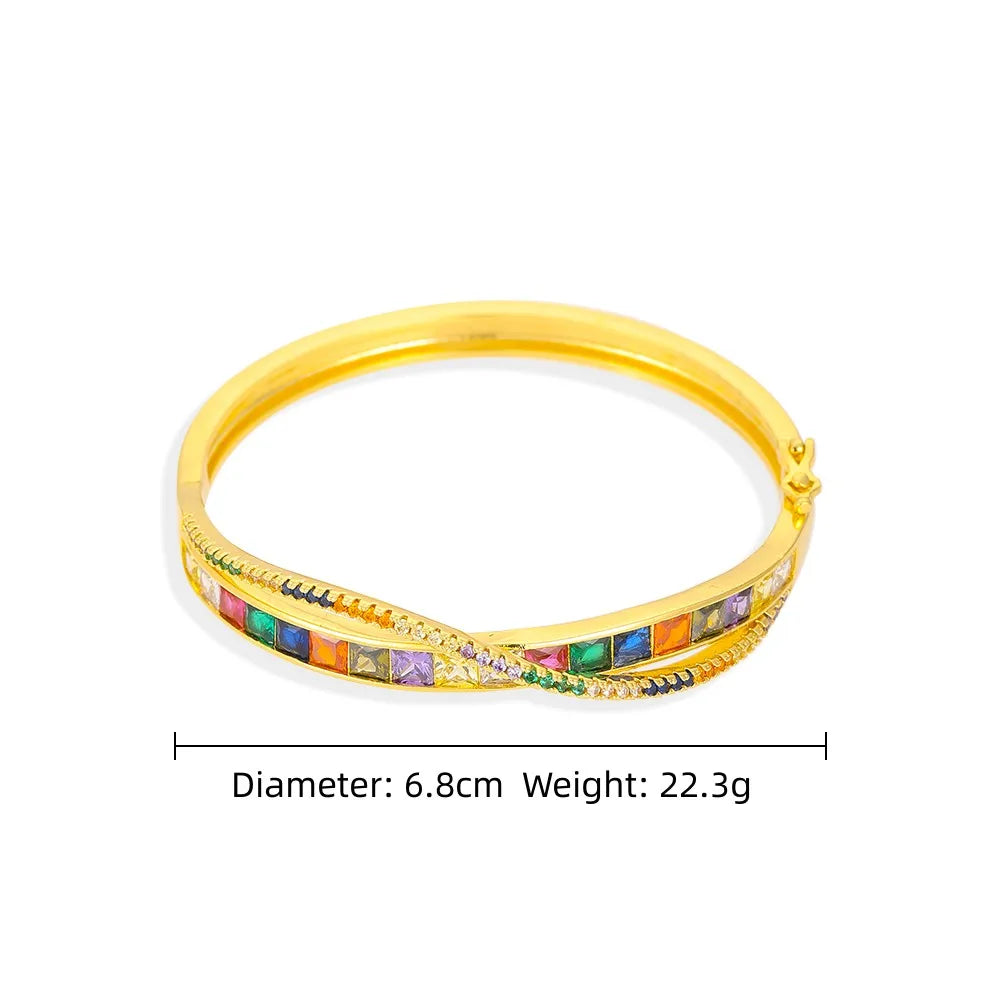 Punk Geo Chain Bangle