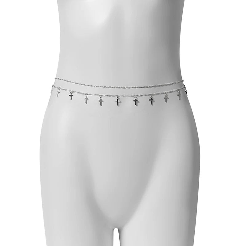 Punk Star Tassel Chain