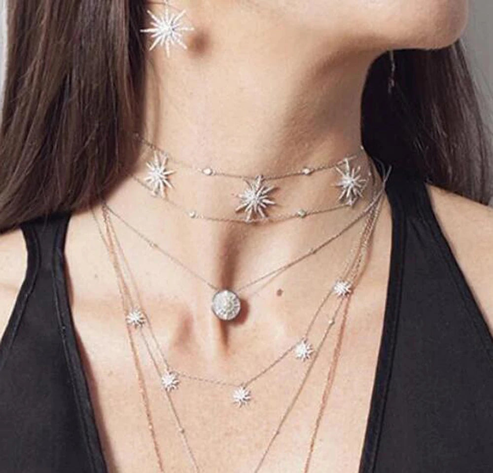North Star Layered Choker