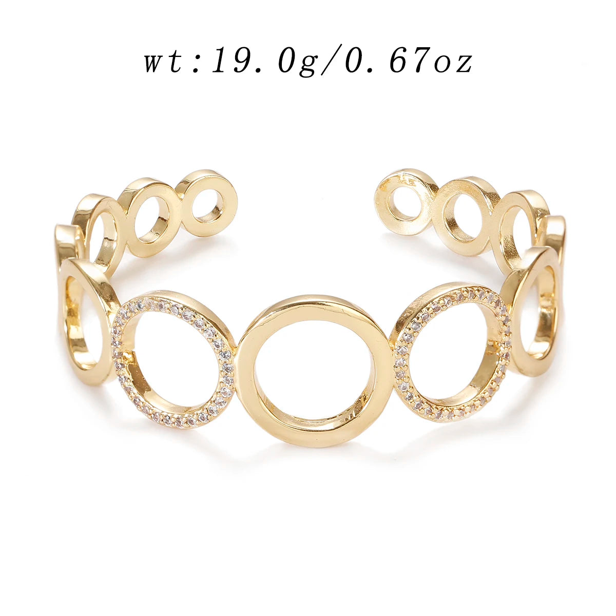Punk Geo Chain Bangle