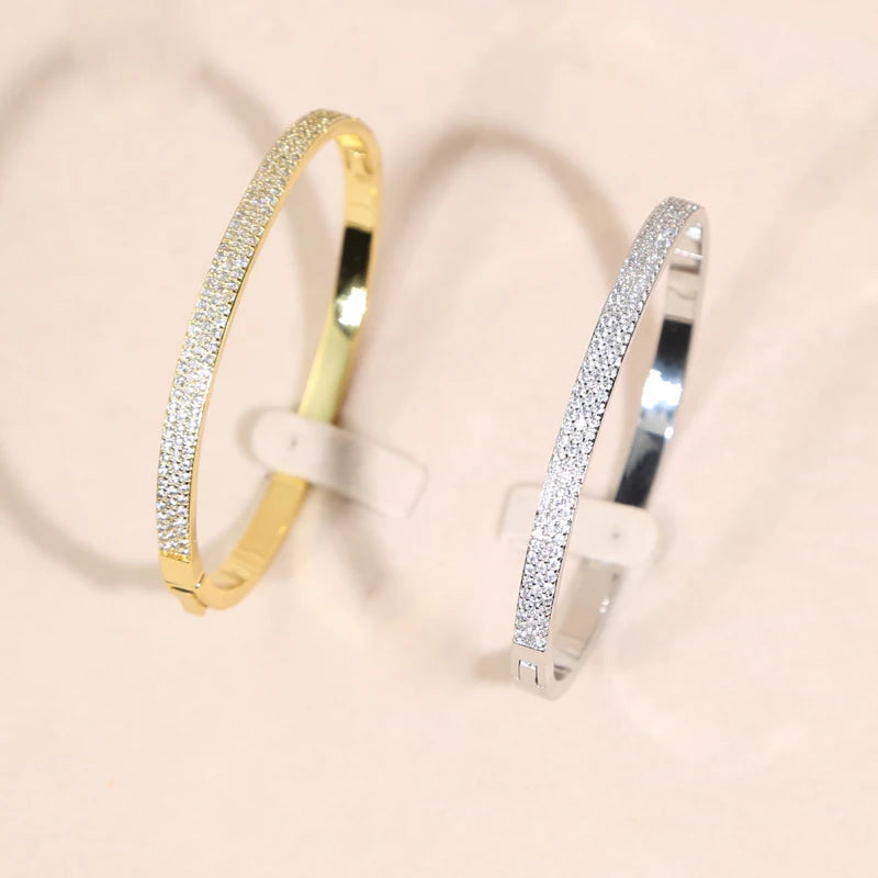 Full Pave CZ Bangle
