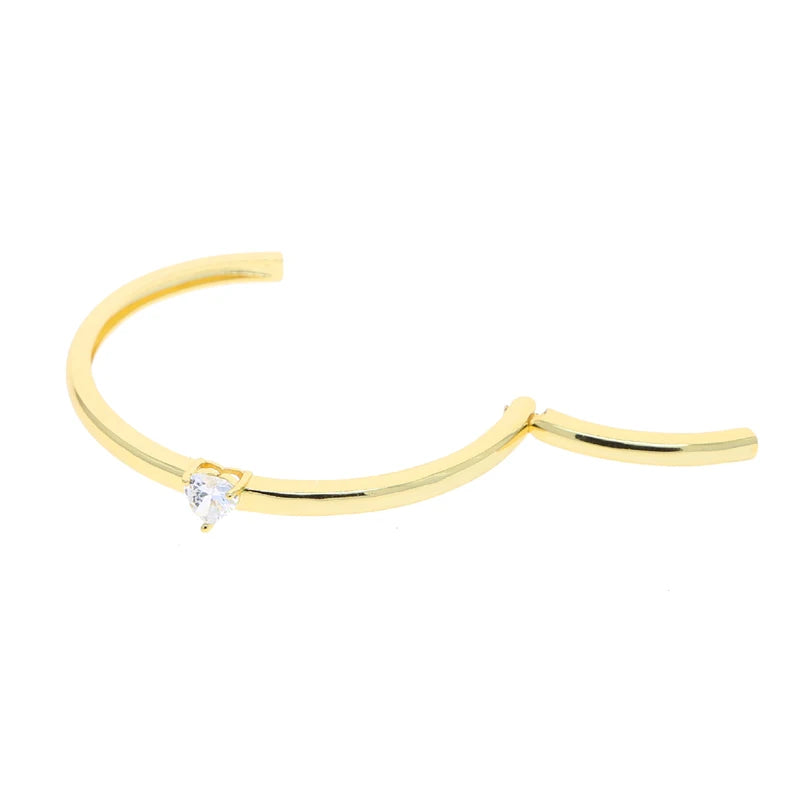 CZ Adjustable Geo Bangle