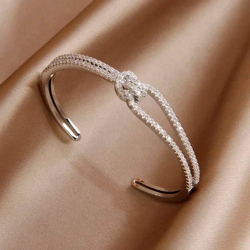 Crystal Knot Cuff