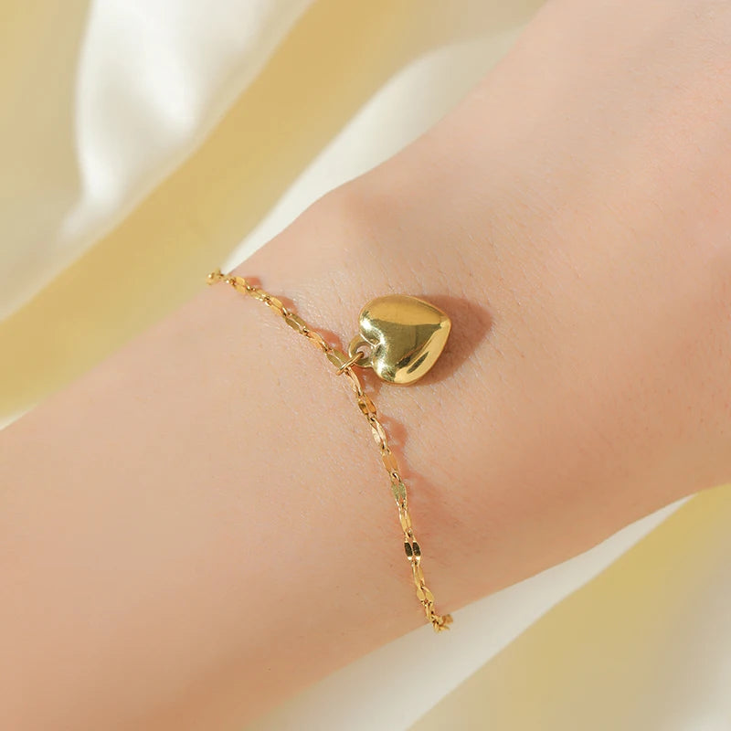 18K Heart Love Set
