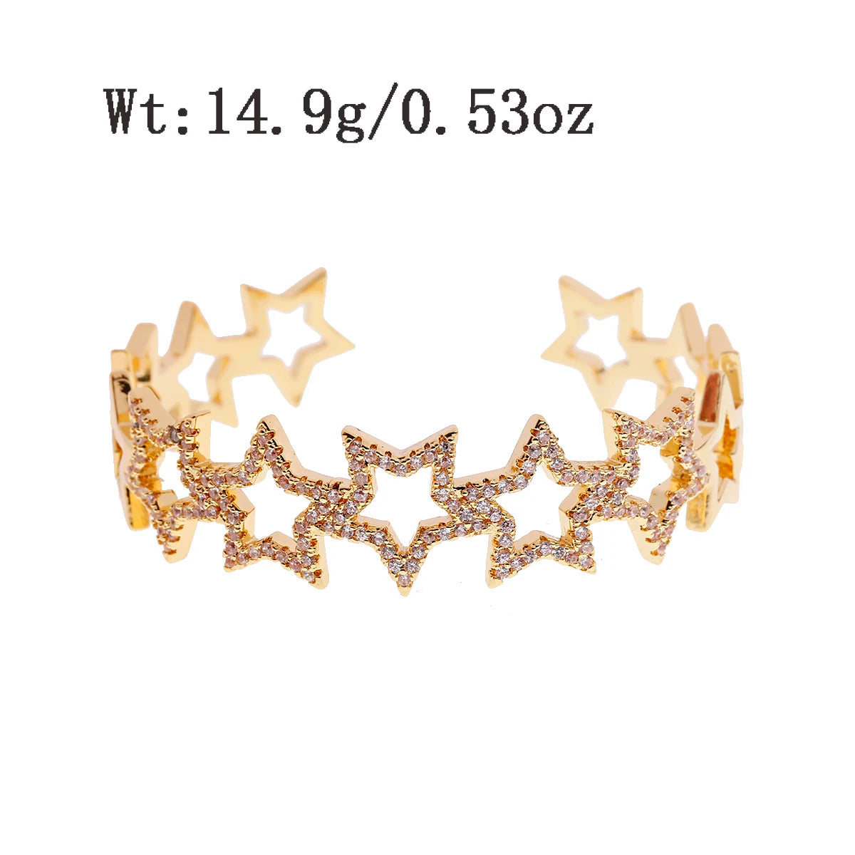 Punk Geo Chain Bangle